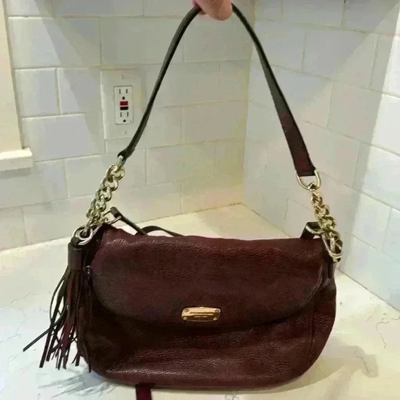 MICHAEL Michael Kors Handbags - Michael Kors Crossbody Eggplant Color Pre-Owned